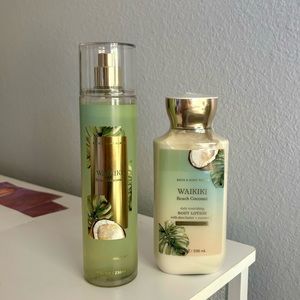 Waikiki Beach Coconut Lotion and Mist Set